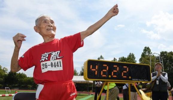 105-річний японець побив світовий рекорд з легкої атлетики