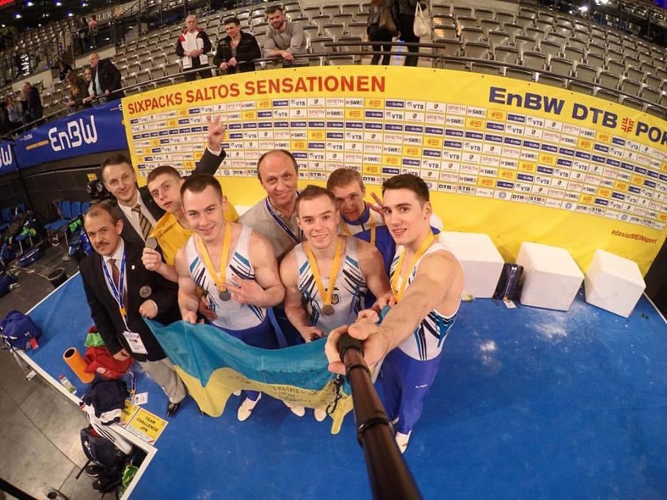 Украинские гимнасты добыли серебряную медаль на Кубке мира в Германии