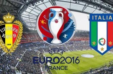 Євро-2016. Бельгія – Італія – 0:1. Перший тайм.