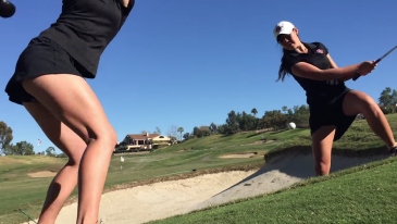 Дівчата здивували майстерною грою в гольф (Відео)