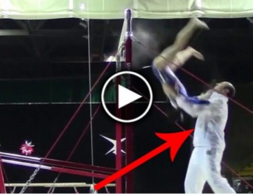 Тренер з блискавичною реакцією врятував гімнастку від смерті (відео)