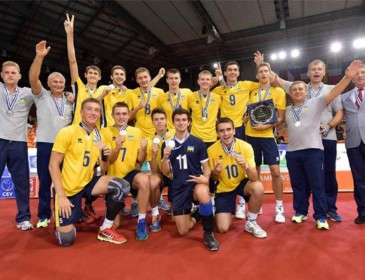 Молодіжна збірна України з волейболу завоювала «срібло»