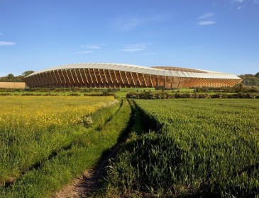 Як виглядатиме перший в світі повністю дерев’яний стадіон
