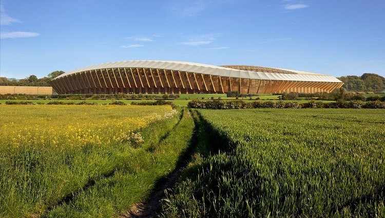 Як виглядатиме перший в світі повністю дерев’яний стадіон