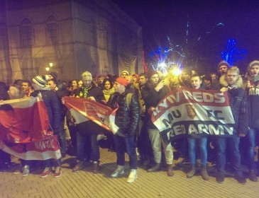 В Одесі стартував марш фанатів “Манчестер Юнайтед”