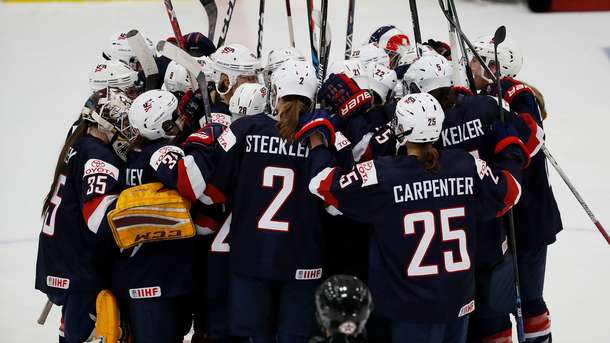 Жіноча збірна Росії розгромлена американськими хокеїстками на чемпіонаті світу