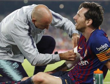 Нападаючий «Барселони» Ліонель Мессі отримав серйозну травму в матчі чемпіонату Іспанії